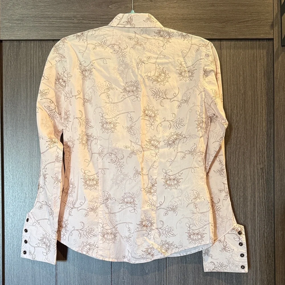 Rockies White and Brown Patterned Shirt - Picture 3 of 3